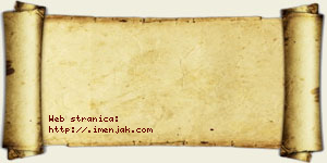 Jasna Mečanin vizit kartica